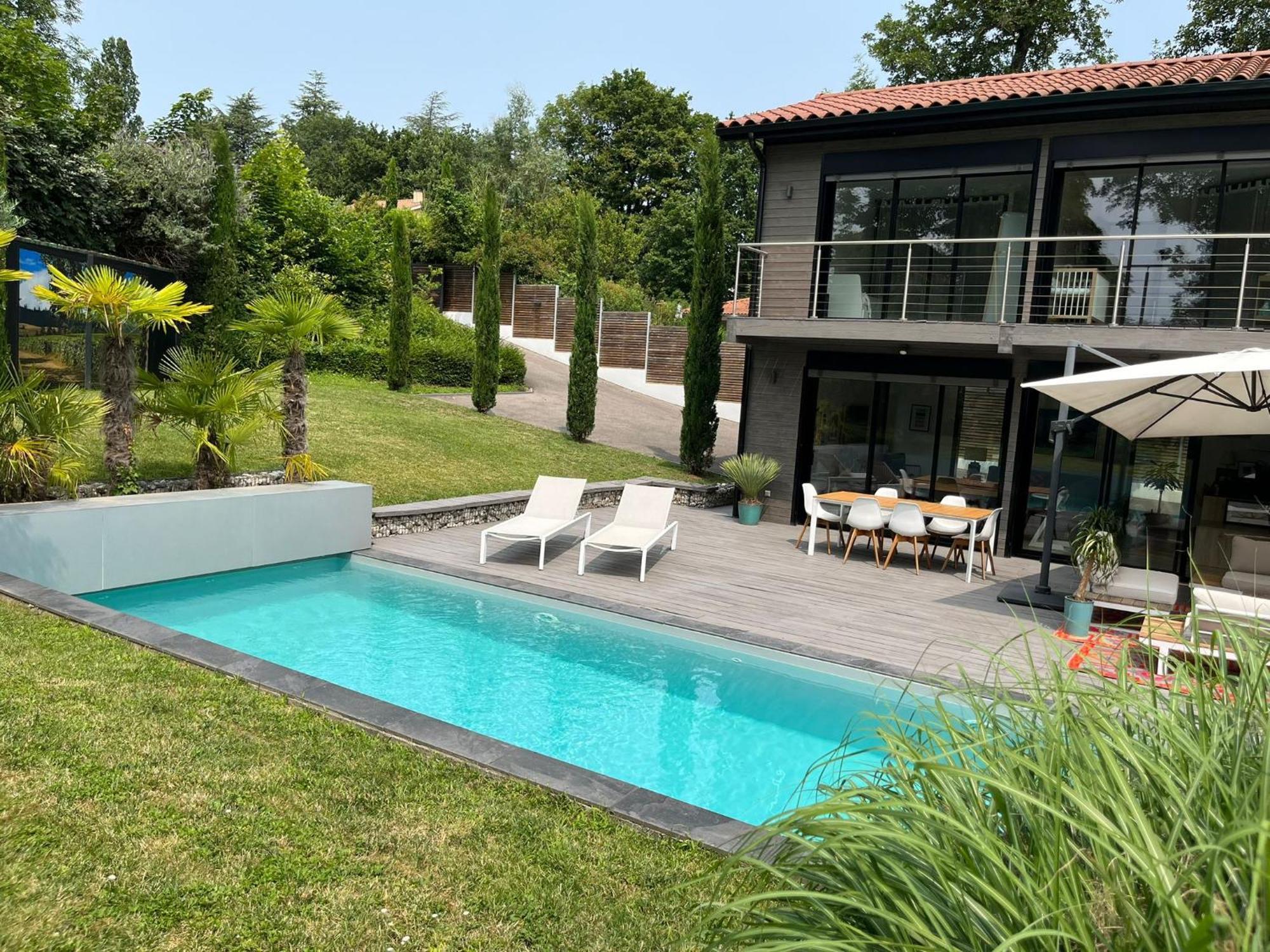 Villa Piscine A Proximite De Lyon Chaponost Екстер'єр фото