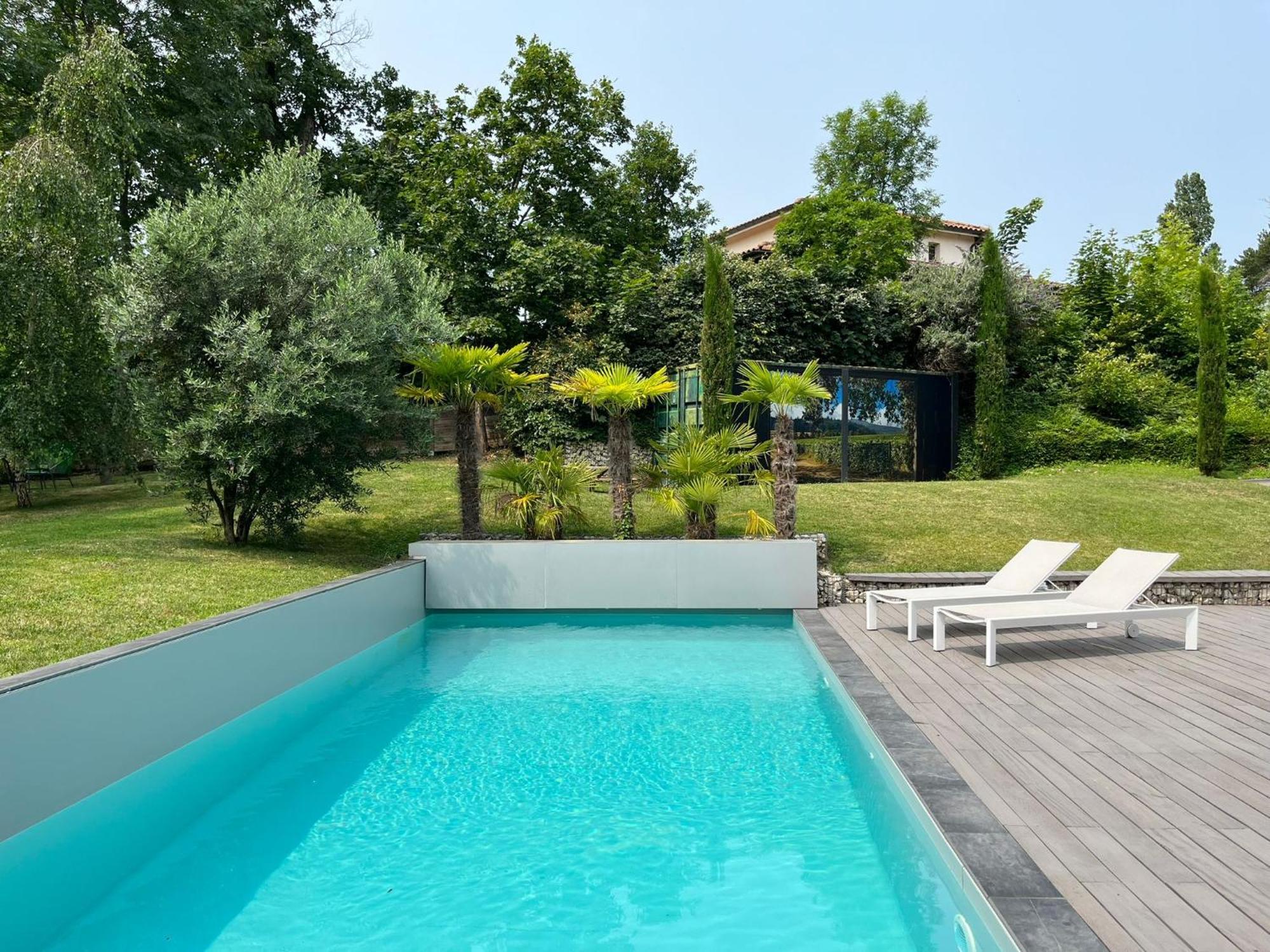 Villa Piscine A Proximite De Lyon Chaponost Екстер'єр фото